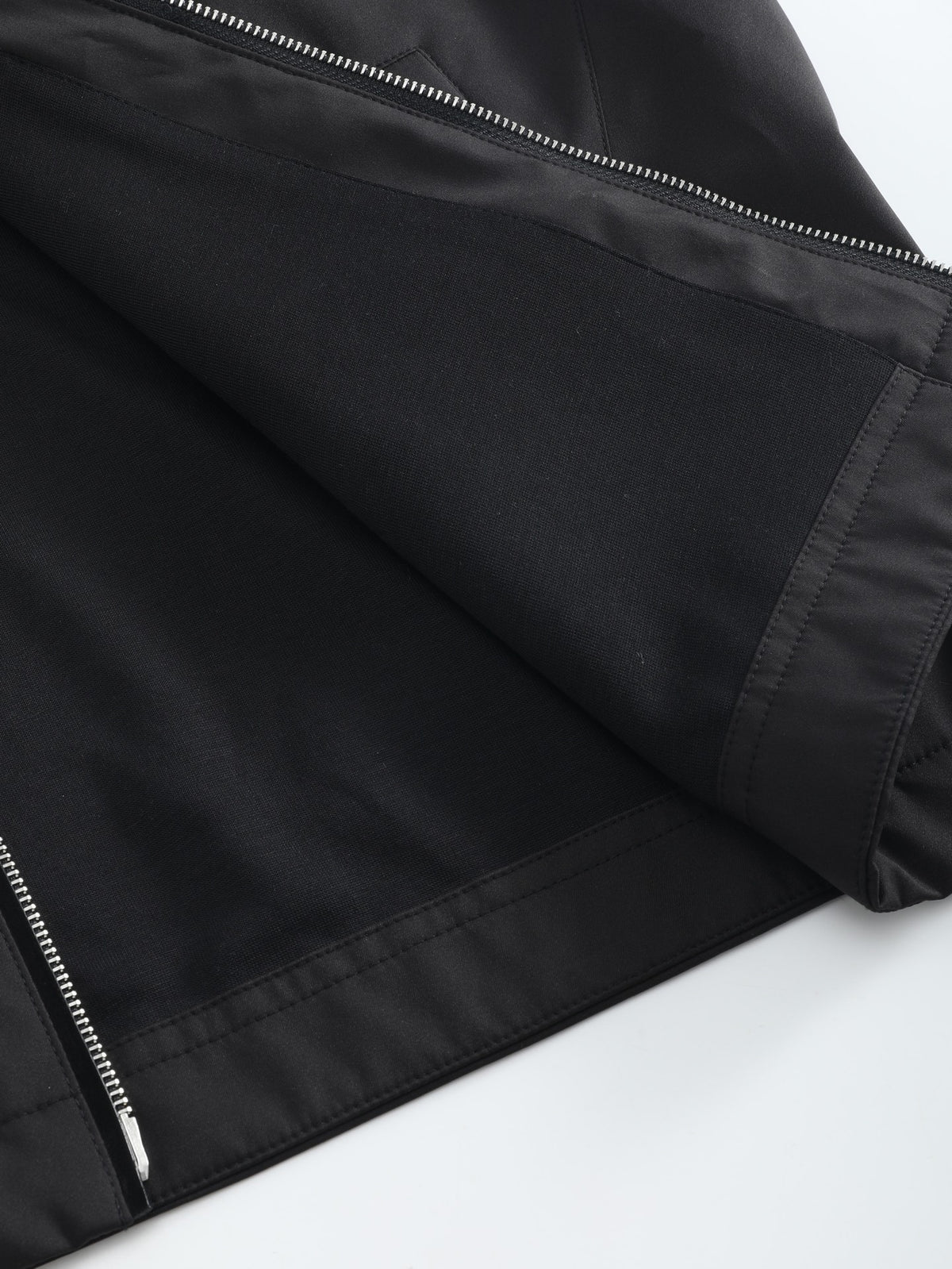 Veste Légère Noire Zippée