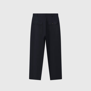 Pantalon Dustin en Lin — Bleu Marine
