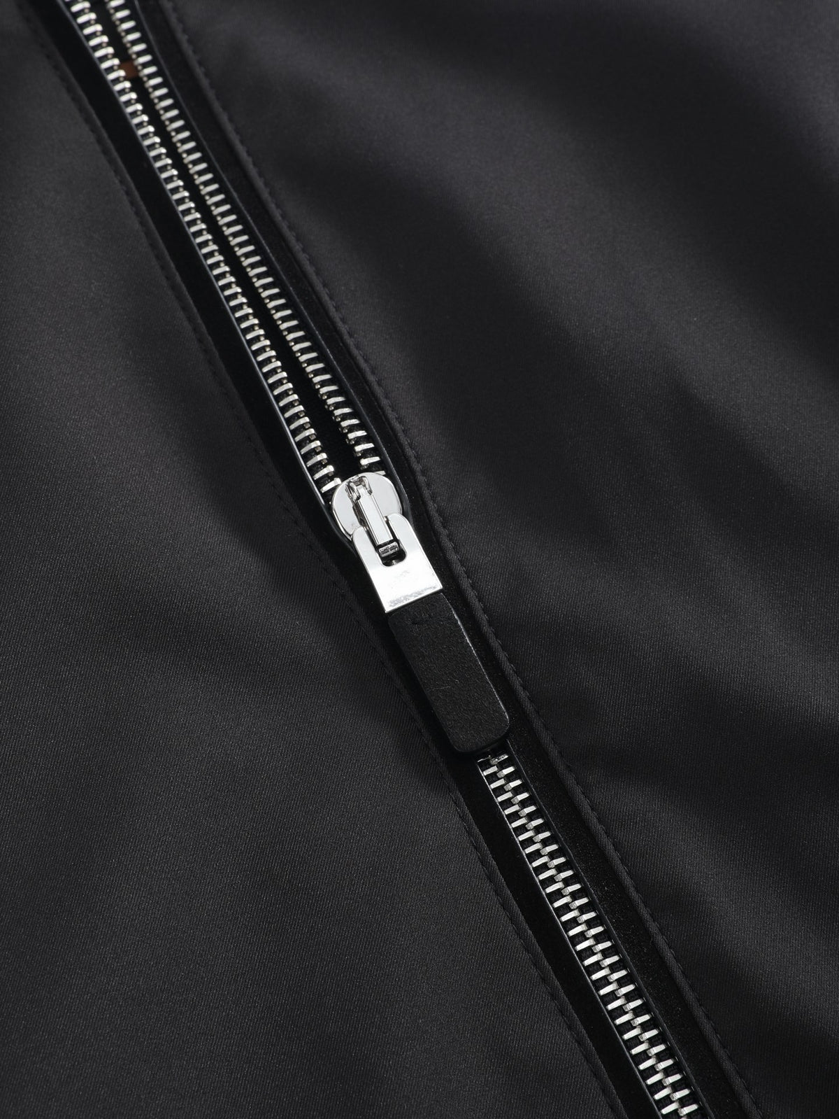 Veste Légère Noire Zippée