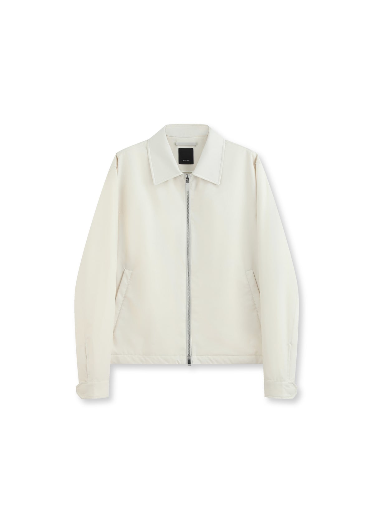 Veste Légère Beige Zippée