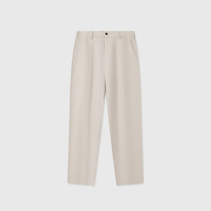 Pantalon Dustin en Lin — Beige Clair